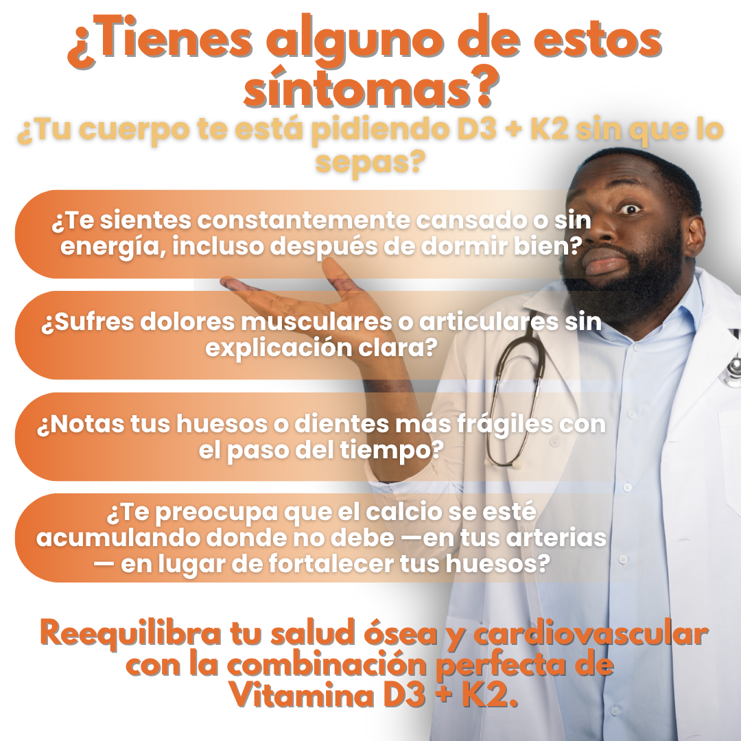 Vitaminas D3 + K2 | Fortalece tu Salud