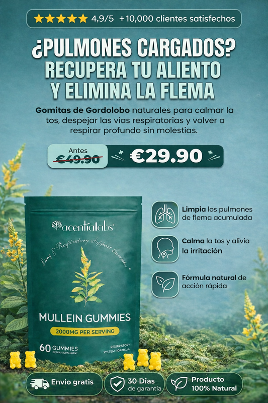 No es magia. Es gordolobo — la planta que se usó por siglos para limpiar pulmones